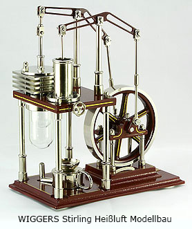 Model Stirlingova motoru