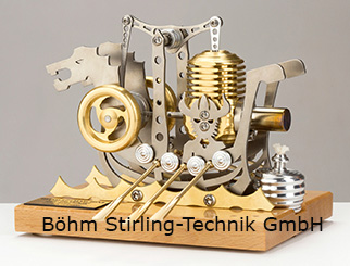 Model z produkce Böhm Stirling-Technik GmbH<